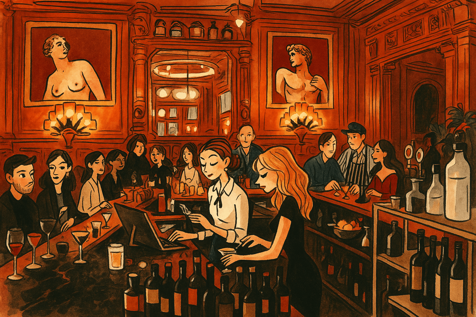 The Mark Bar illustration